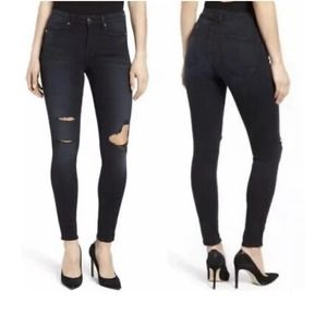 Good American Black Skinny Jeans